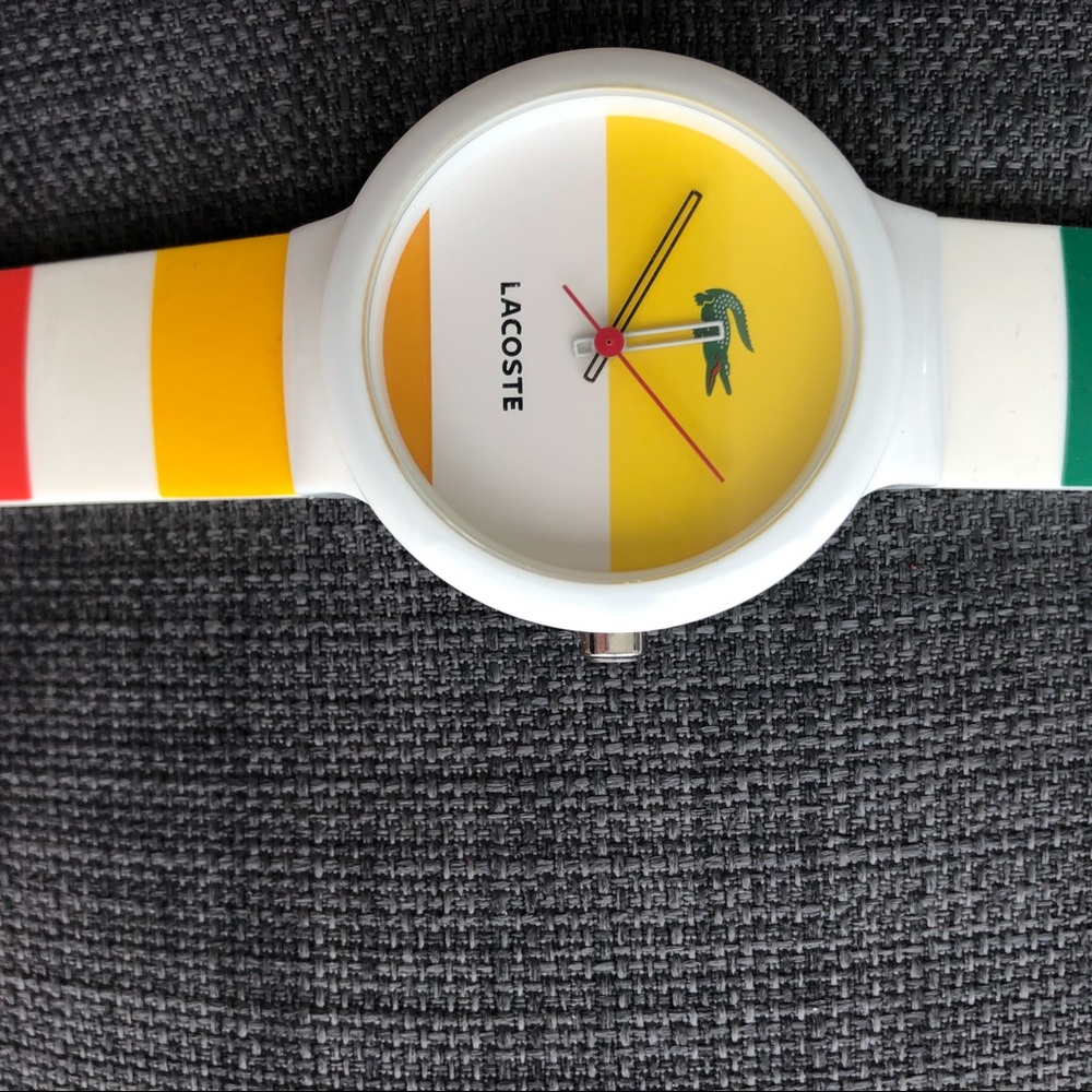 Lacoste colorful watch